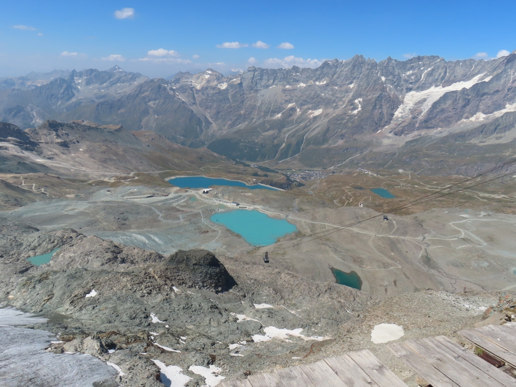 Blick Richtung Cervinia