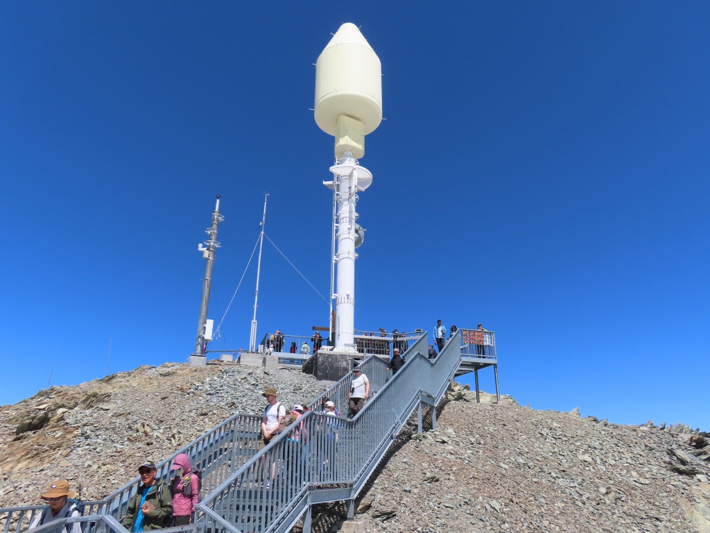 Treppe zur Aussichtsplattform