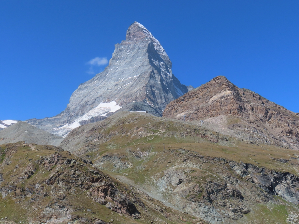 Matterhorn aus der Nähe der Station Schwarzsee