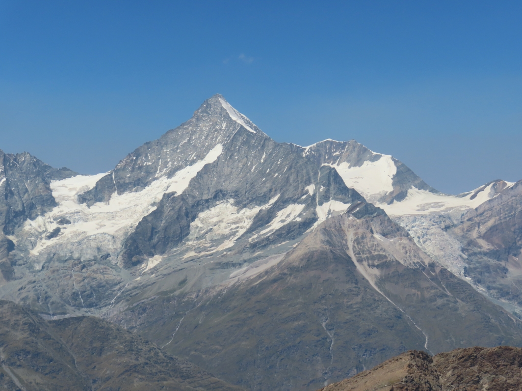 Weißhorn vom Gipfel (Auch die folgenden Bilder sind vom Gipfel)