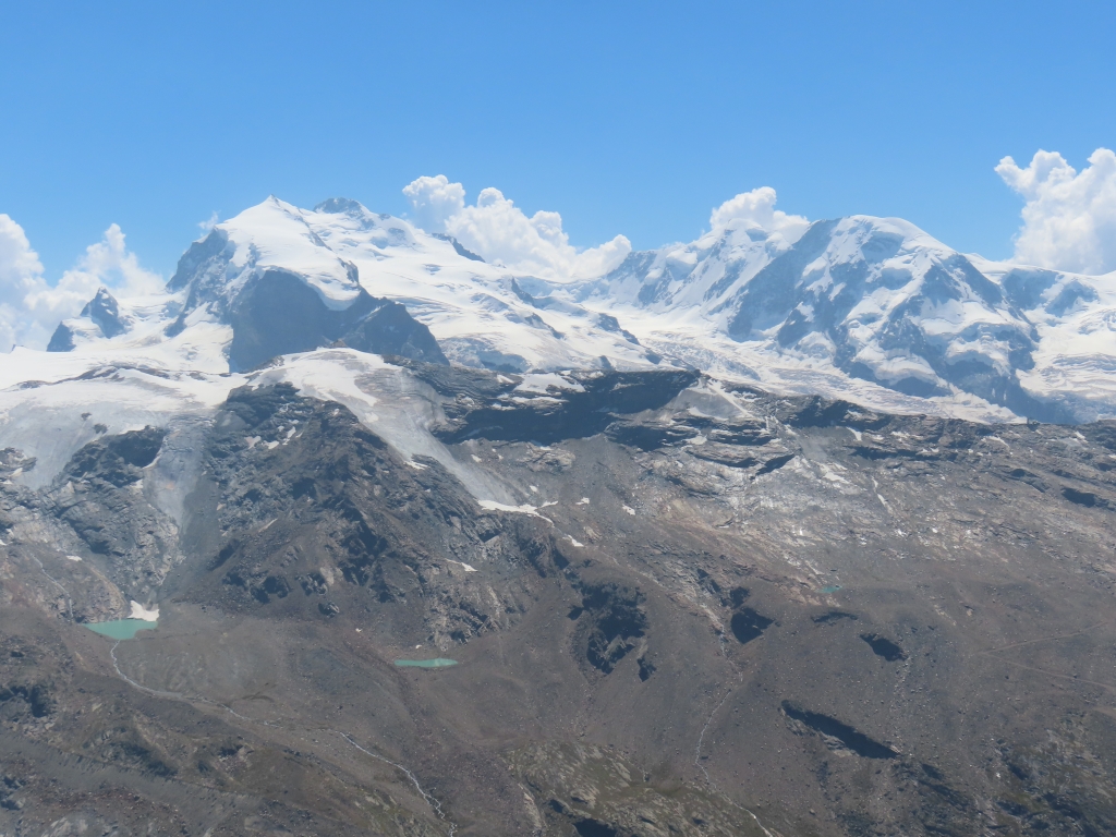 Dufourspitze und Liskamm