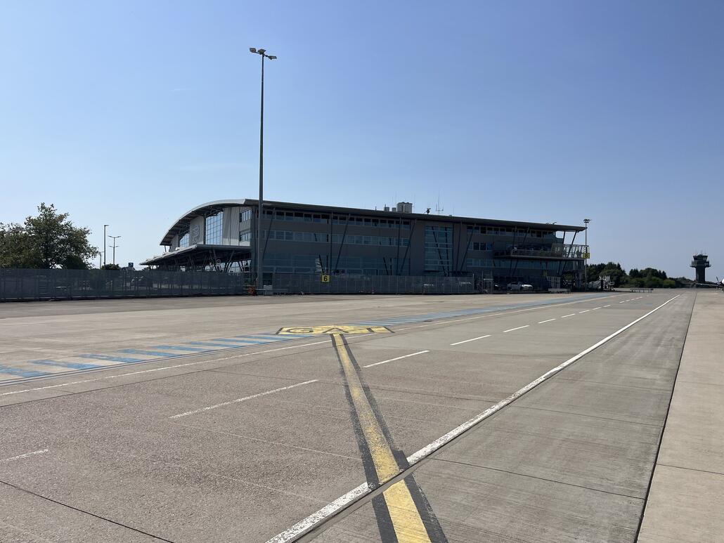 Ein moderner Bau, sicher von der EU finanziert