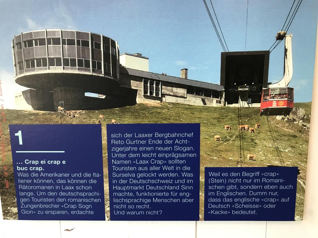 Diese Geschichte über den Marketingslogan "LAAX CRAP" kannte ich auch noch nicht.
