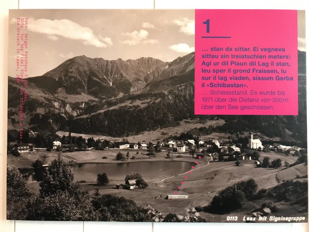 Von dem Schiessstand am Laaxer See wusste ich bisher auch nicht. Heute ist hier alles komplett zugebaut...