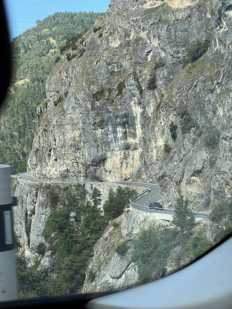 Die Anniviers-Strasse von Sierre nach Vissoie