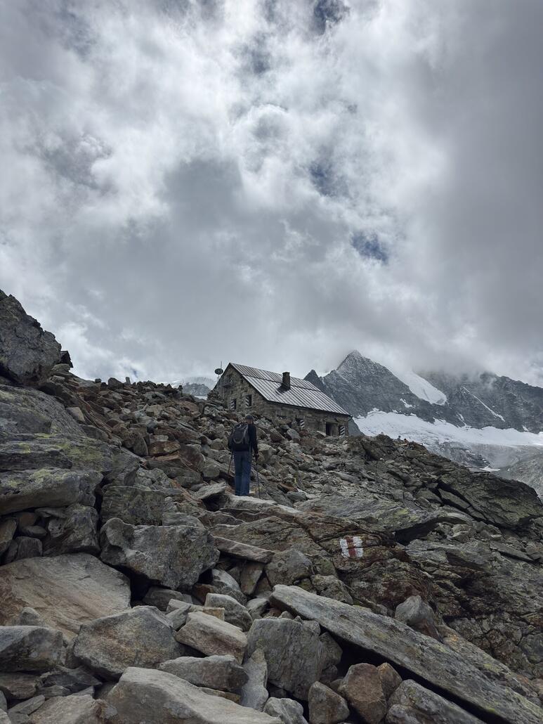 Dann erreichen wir nach 1h das Ziel
