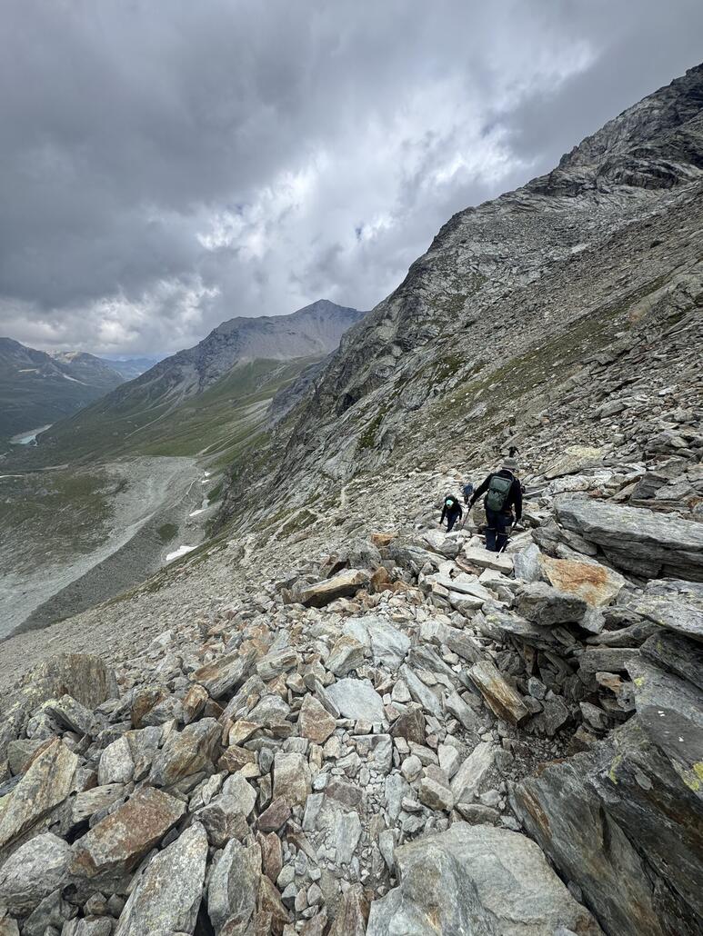 Dann geht es wieder abwärts