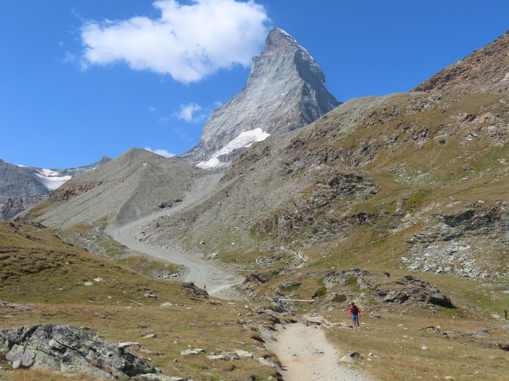 Matterhorn aus der Nähe der Station Schwarzsee