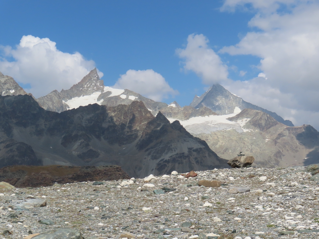 Zinalrothorn und Weisshorn