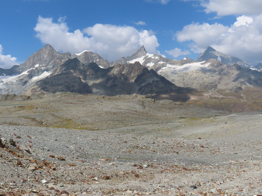 Ober Gabelhorn, Zinalrothorn und Weisshorn