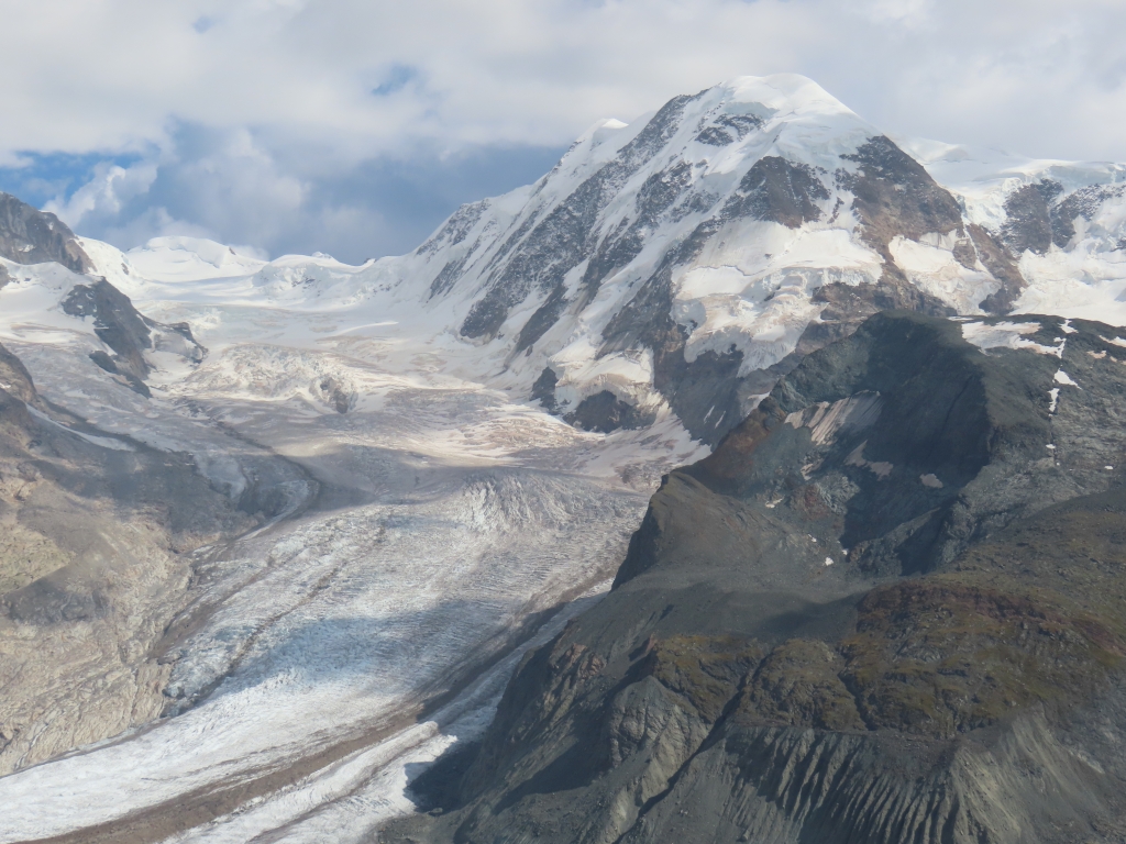 Zoom auf das Nährgebiet des Grenzgletschers
