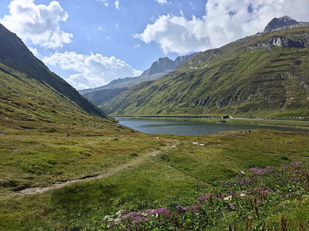 Angekommen auf dem Oberalppass.