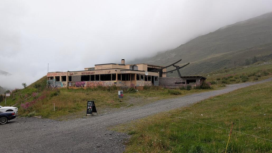 Die Ruine am Super St-Bernard
