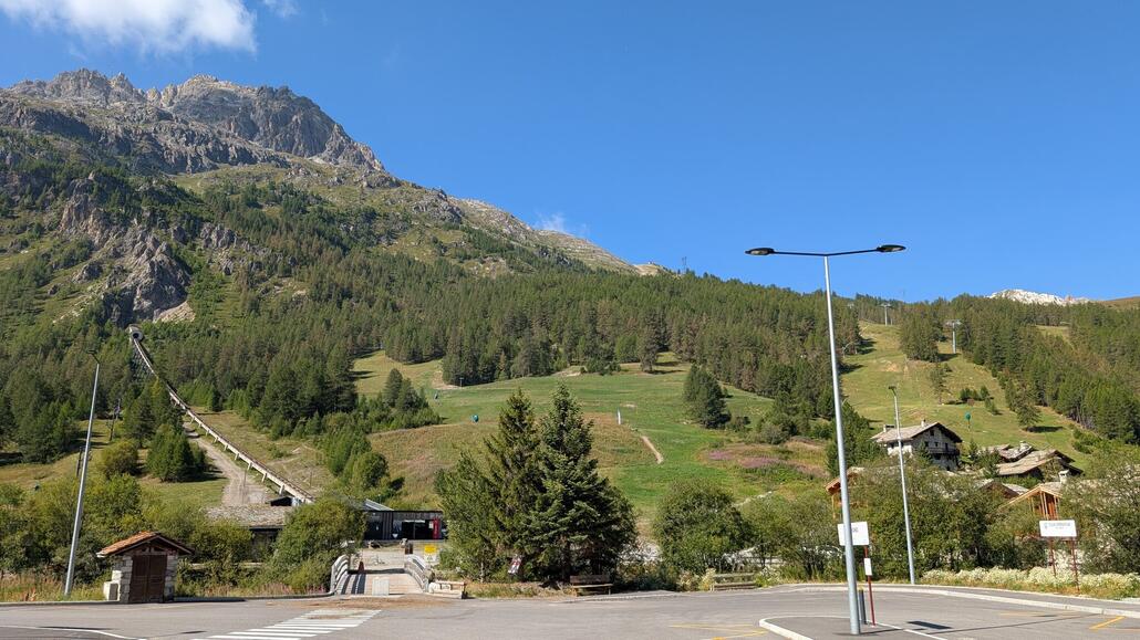 Val d'Isere mit Funicular Standseilbahn
