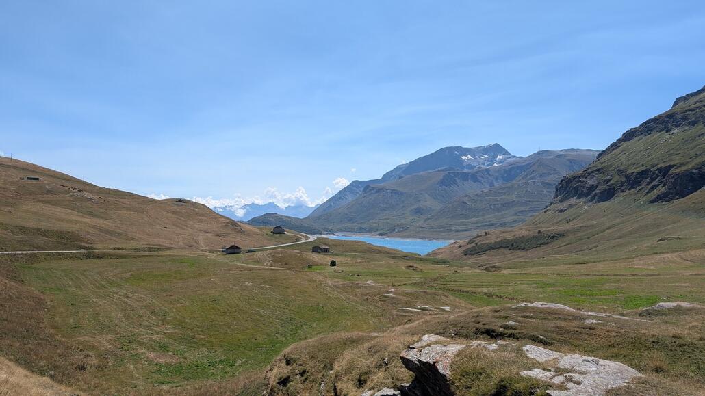 Weiter vorbei am Lac du Mont Cenis