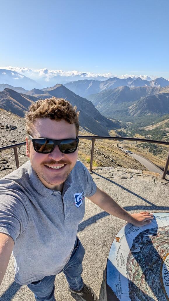 Und nun oben auf 2860 Metern, mit tollem 360 Grad Panorama