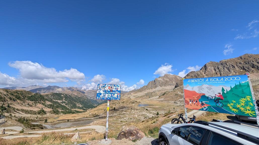 Und hier dann der Col de Lombarde in direkter Nähe vom Skigebiet von Isola 2000. Auch das war ein kleiner Umweg hier hoch, aber den Pass wollte ich mitnehmen.