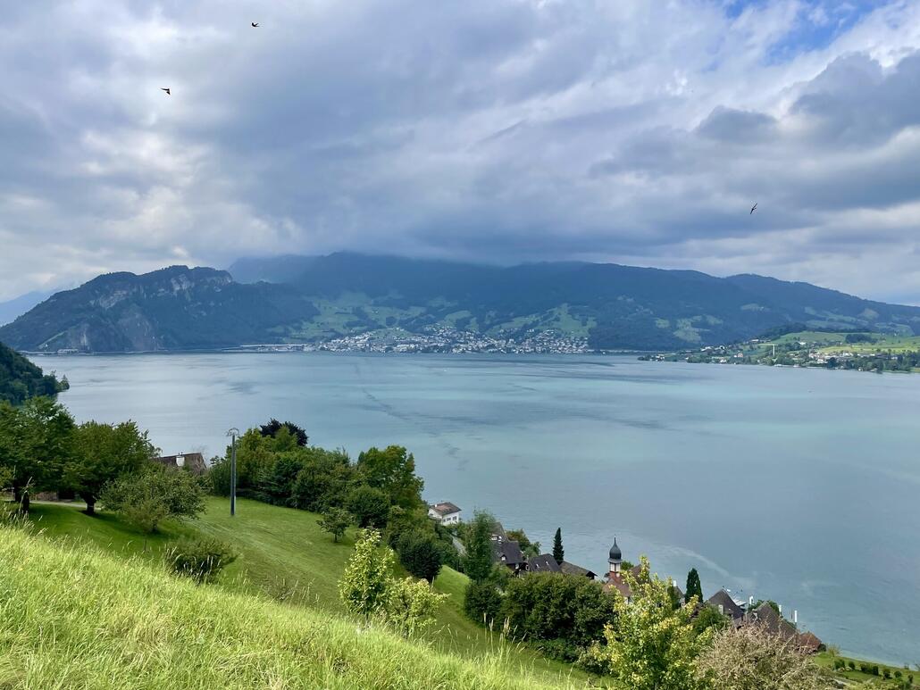 Pilatus in den Wolken