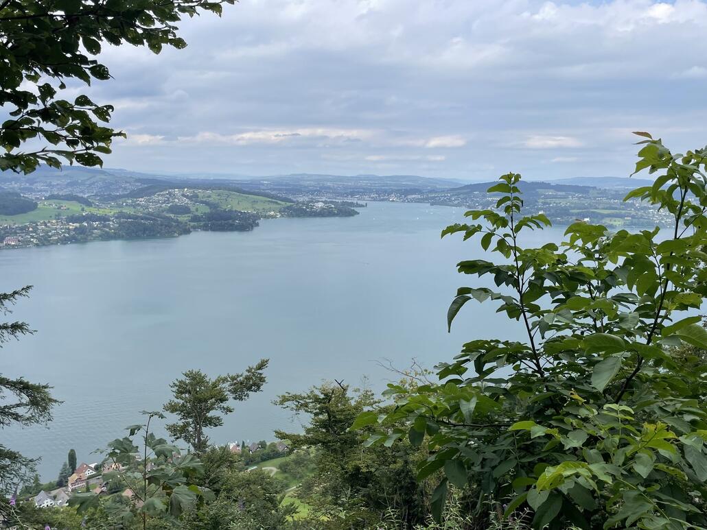 Immer höher, immer wieder Blicke hinab