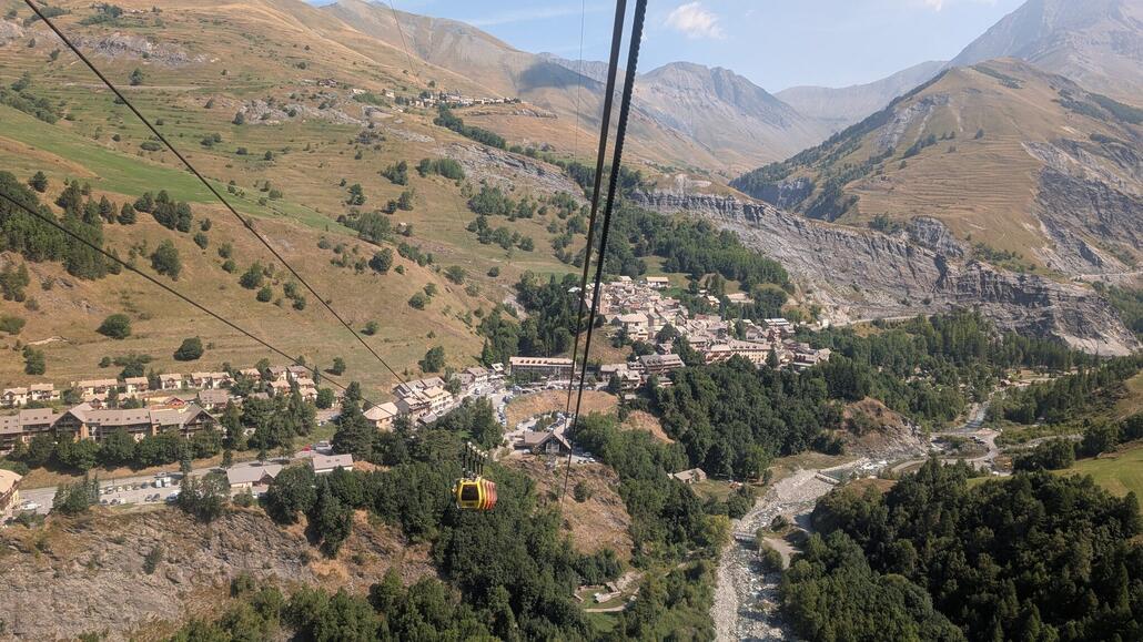 Blick auf den Ort La Grave