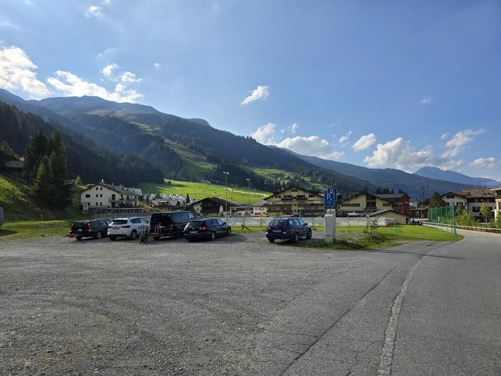 Angekommen in Churwalden, wo der Trail endet.