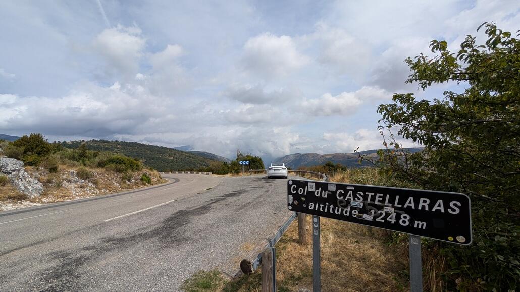 Der erste Pass in den mediteranen Voralpen