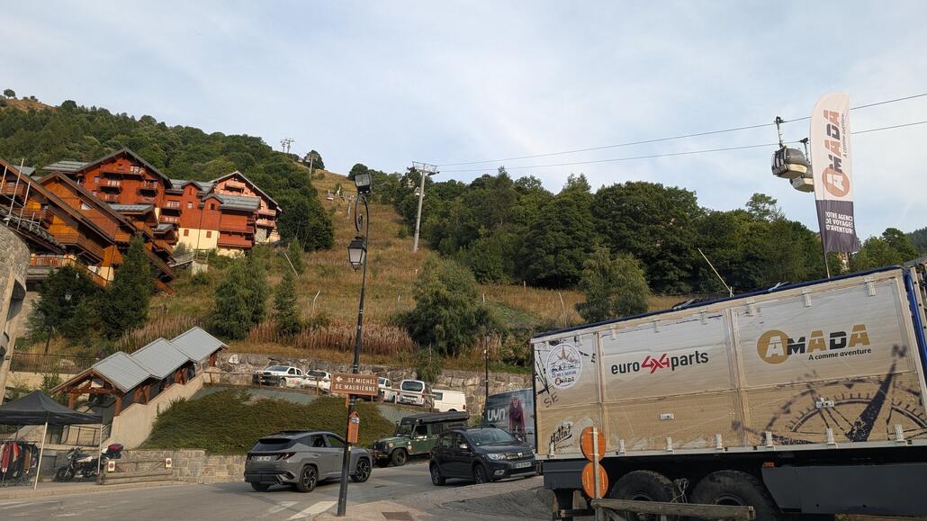 Nach unten gehts vorbei am Skigebiet Valloire, auch das steht auf meiner Liste für den Winter