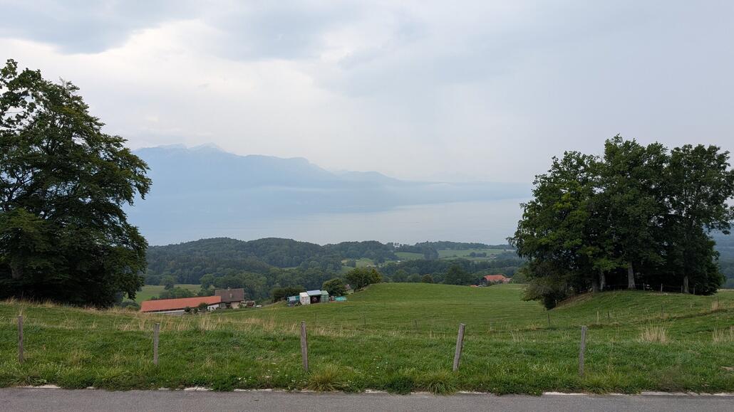 Mont Pelerin mit Blick zum Genfersee