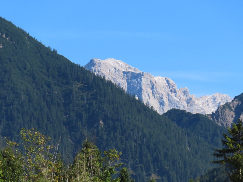 Zoom auf das Zugspitzmassiv