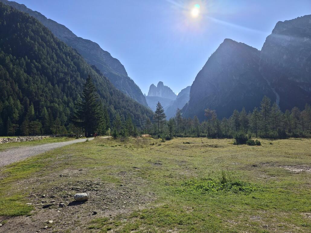 Angelangt beim Drei-Zinnen-Blick