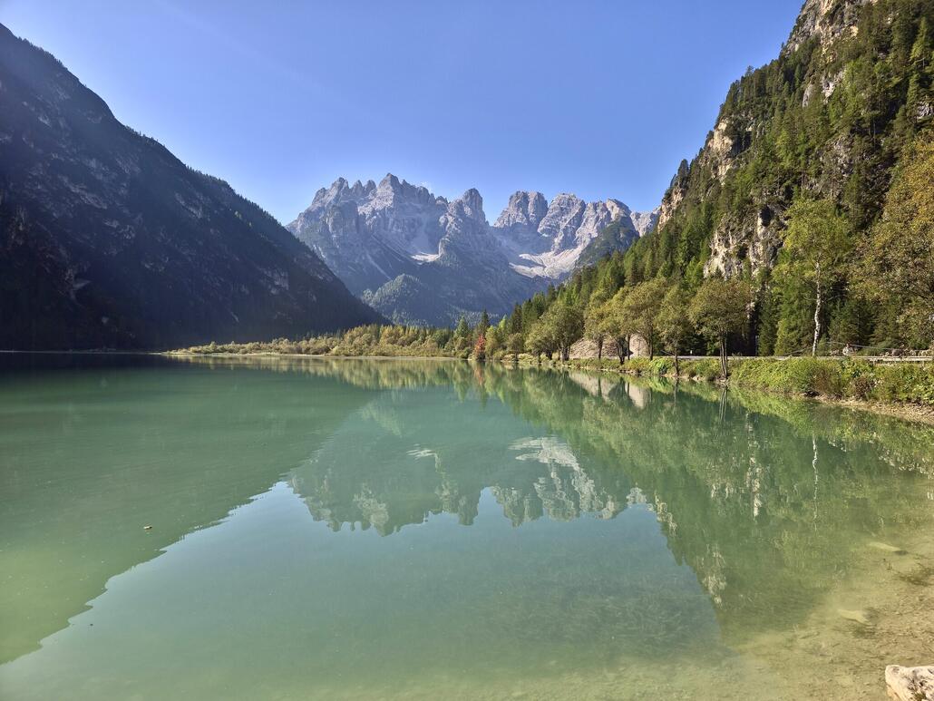 Dürrensee mit dem Monte Cristallo dahinter