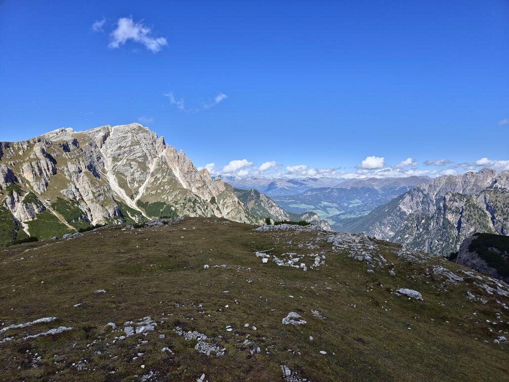 Blick durchs Höhlensteintal in Richtung Toblach.