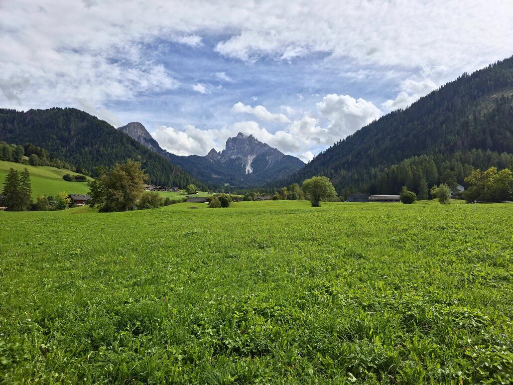 Unterwegs bei Schmieden, im Hintergrund der Dürrstein