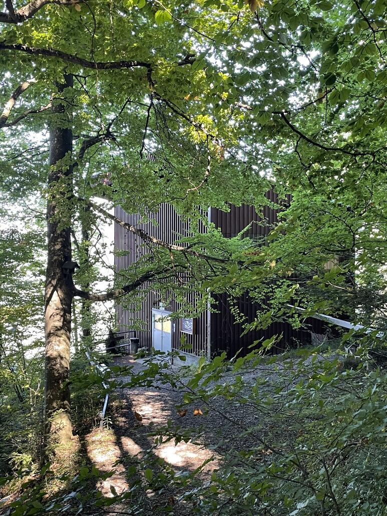 Vorbei an der versteckten Bergstation der Wissifluehbahn