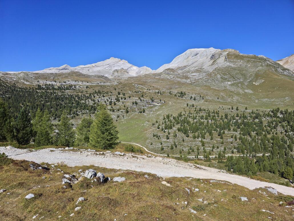 Blick in Richtung Zehner und Neuner