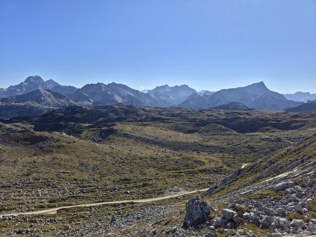 Dito, Blick in Richtung Fanesgruppe