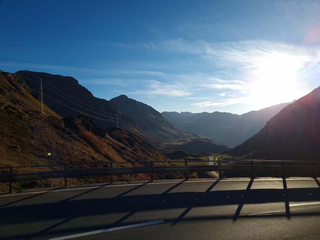 Der Rückweg erfolgte über den Julierpass
