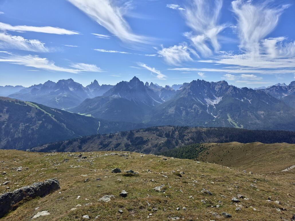 Dolomitenpanorama vom Strickberg
