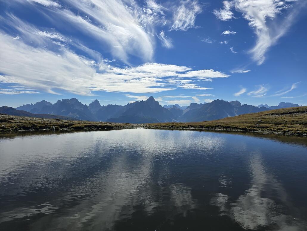 Unterwegs gibt es ein paar kleine Seelein, welche sich prima als Fotomotiv eignen