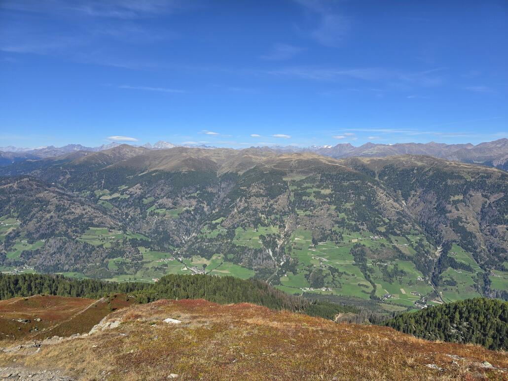 Blick rüber zum Marchkinkele, wo wir am Vortag waren.