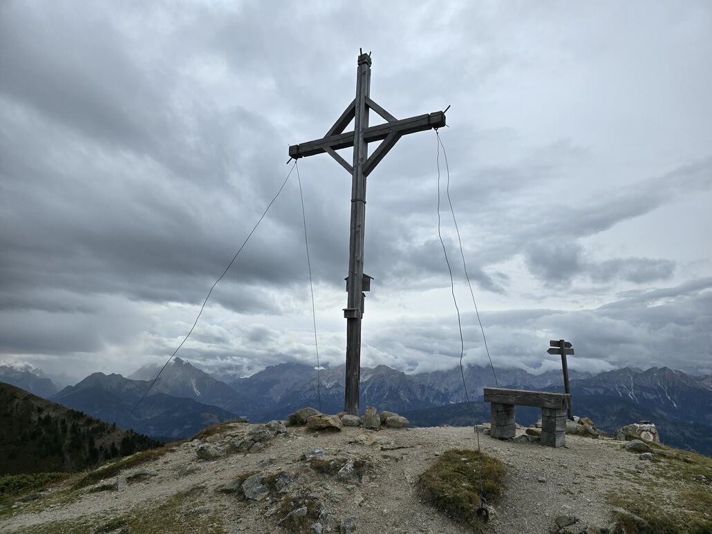 Geschafft, angelangt auf dem Durakopf.