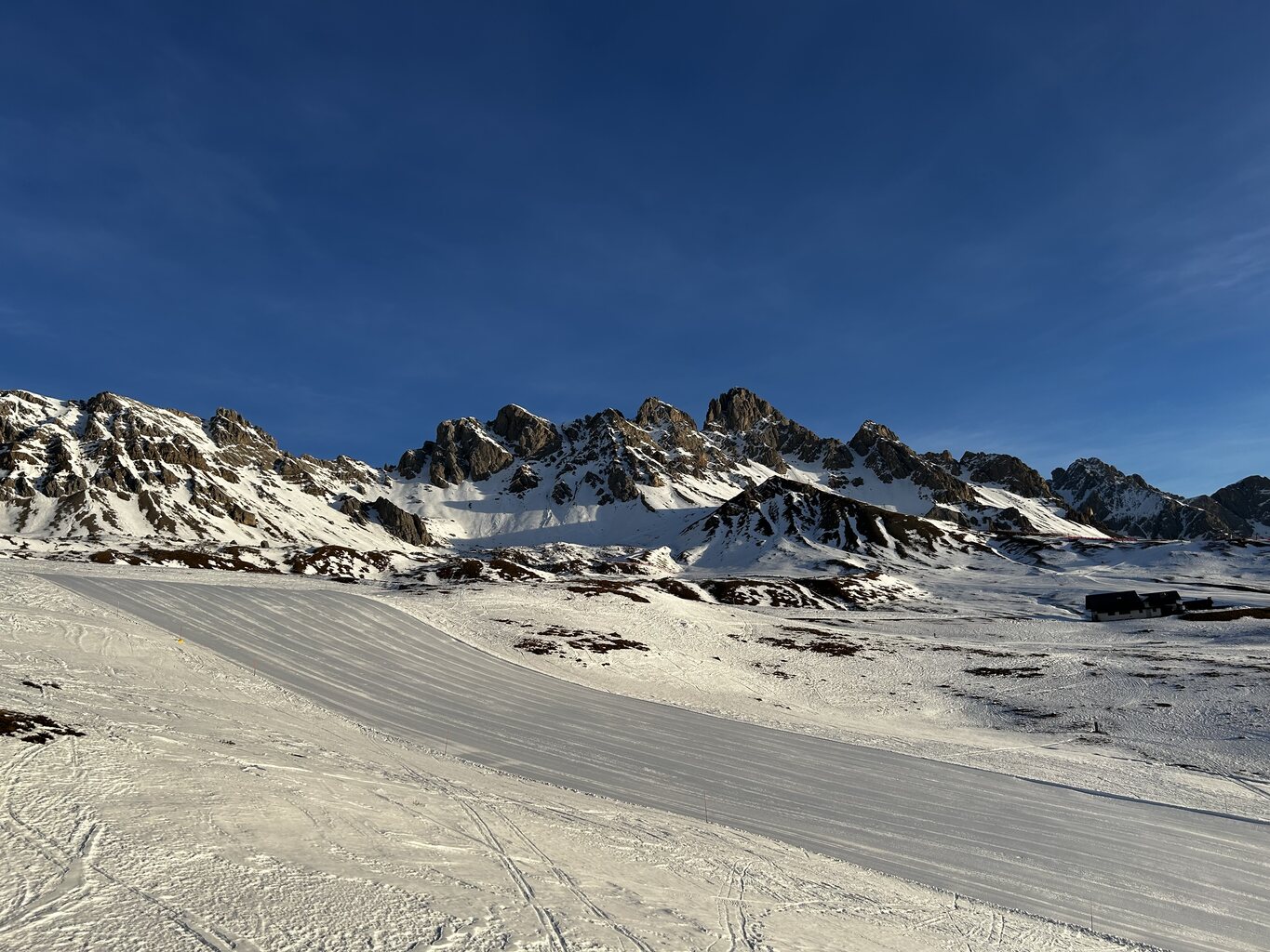 Oben dann noch alles leer