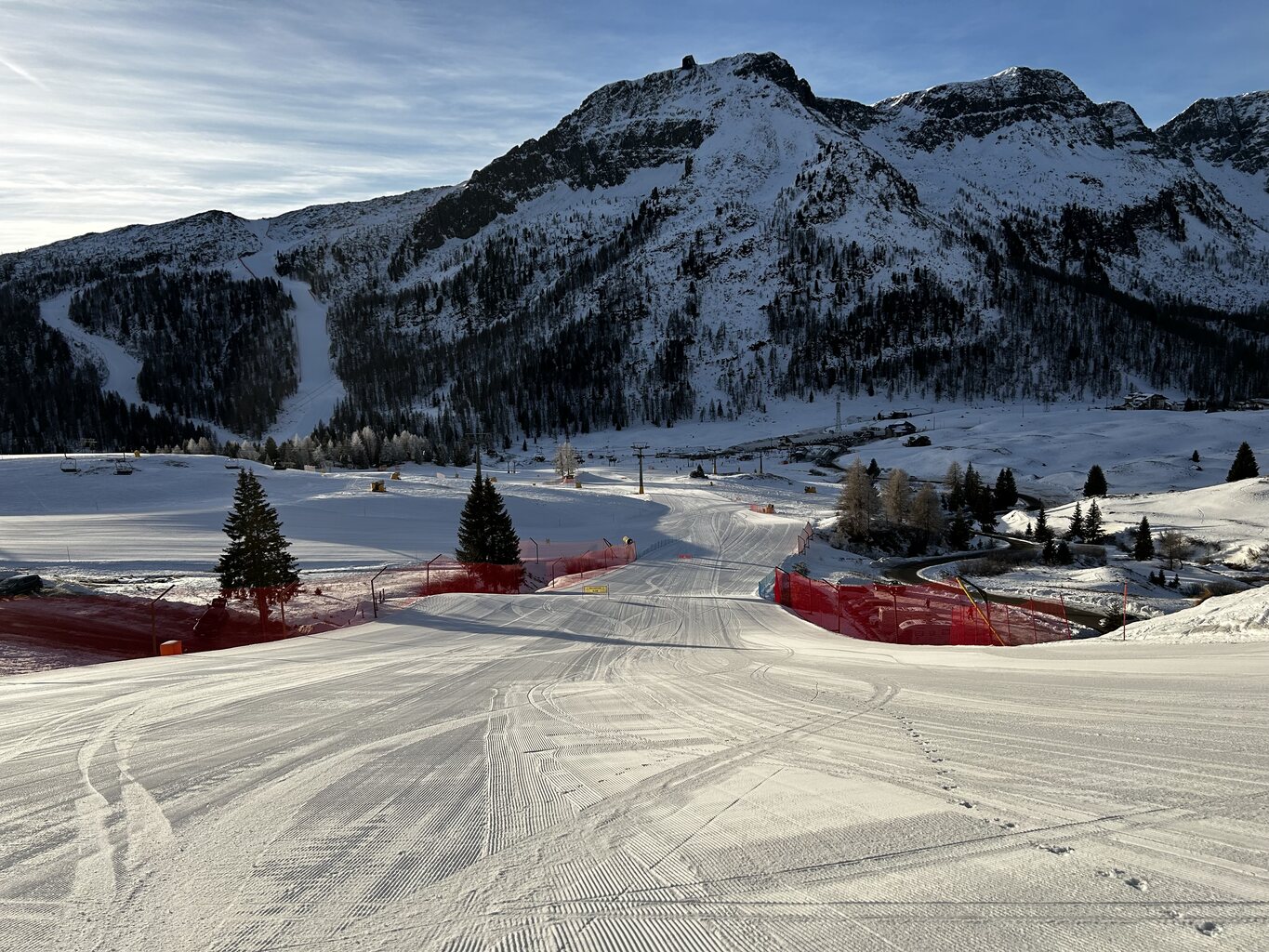Richtung Gigante mit Col Margherita dahinter