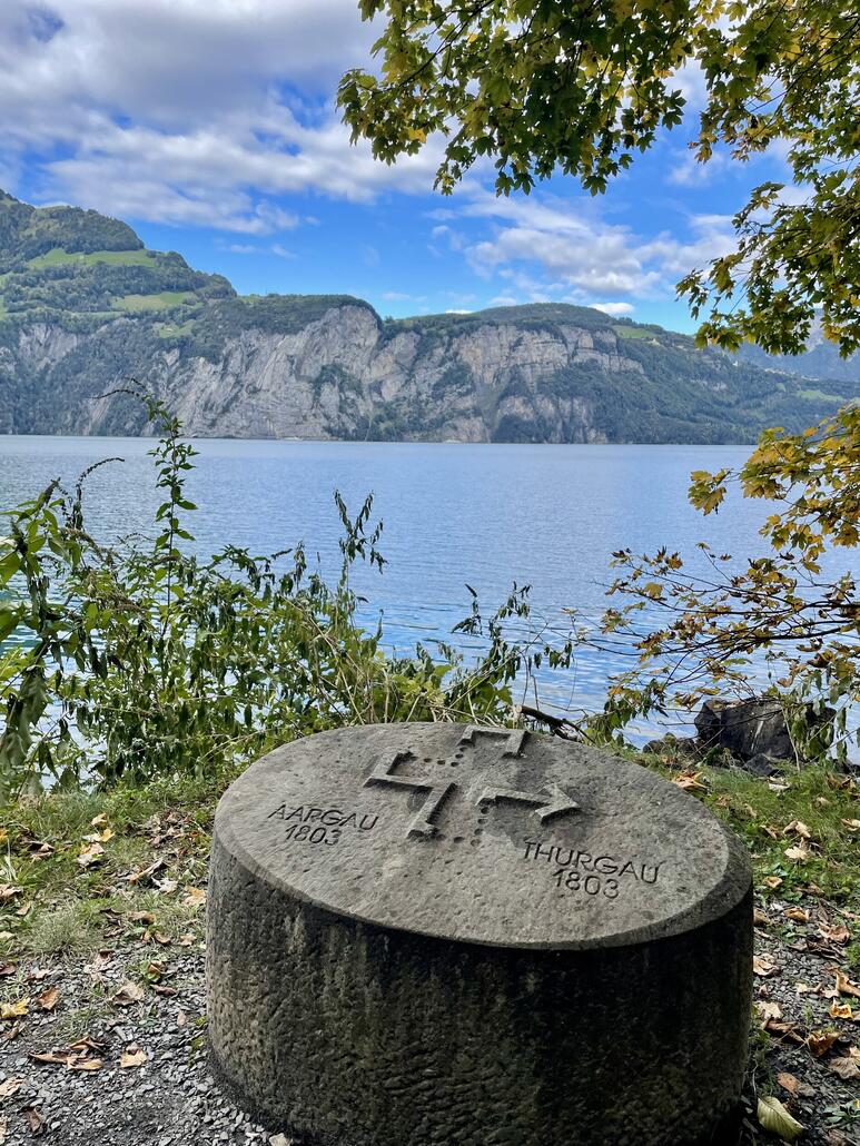 Vom Teil Aargau zum Thurgau, nur zwischendrin gibt es eine steile Stelle.