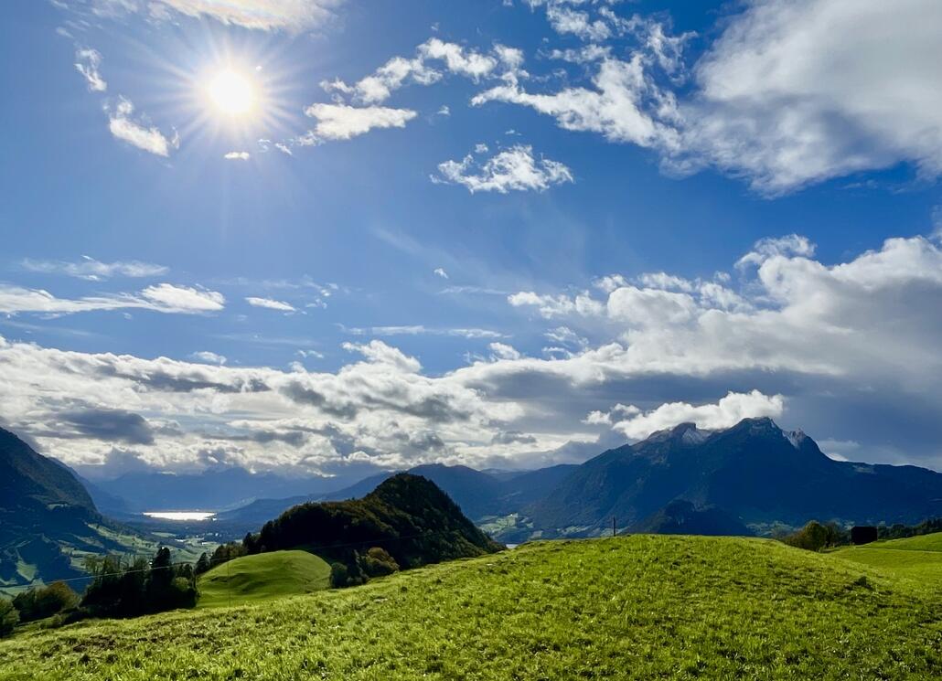 Zum Abschluss noch auf den Etschenriedgrat.