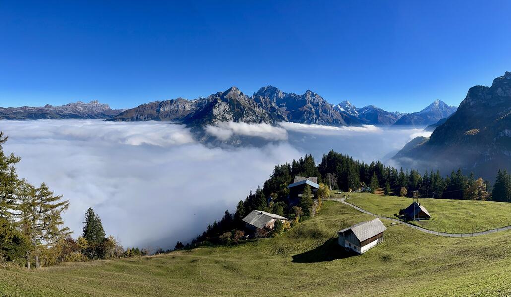 gehts wieder hinunter nach Brüsti