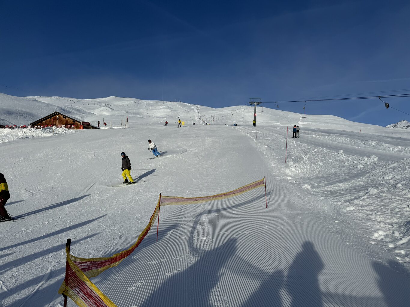 Blick vom Skilift Parli