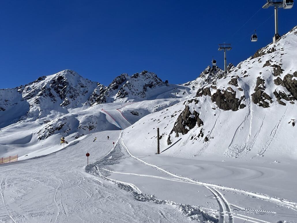 Sehr schön zu fahren am Karlesjoch