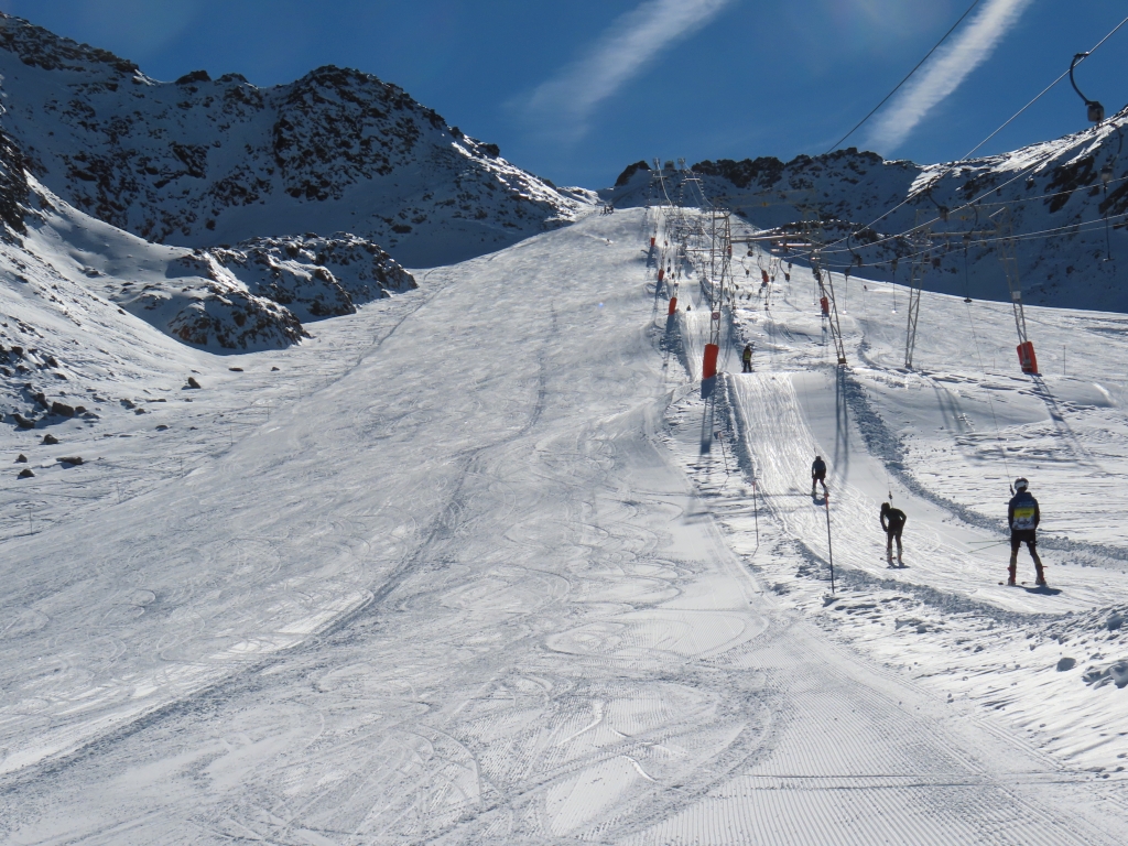 Gleiche Piste von unten