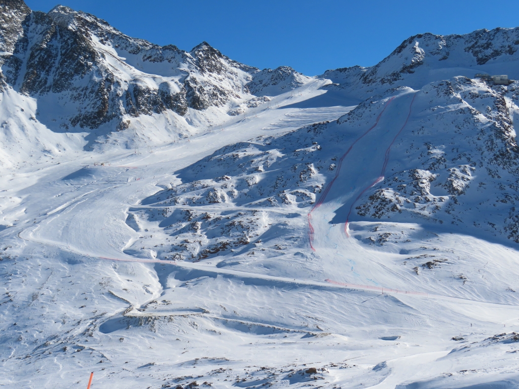 Leo-Gurschler-Piste und Pisten zur Gletschersee-Sesselbahn